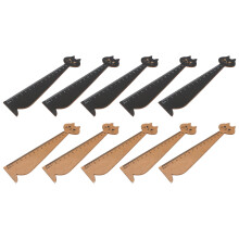 10 Pcs Cute Stationary Stationery Ruler For Children Wood Rulers