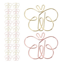 30 Pcs Creative Paper Clip Novelty Paperclips Shaped Decorative Metal