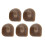 5St Professionele Mute Bricks Lichtbruin Colloïde Materiaal 1