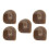 5St Professionele Mute Bricks Lichtbruin Colloïde Materiaal 10