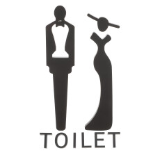 Display Light Spotlight Toilet Sign Man Men And Women