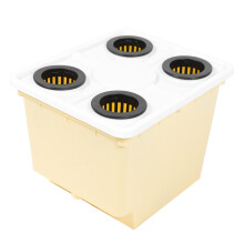 Hydroponics Growing Containers Plastic 1pack 11.8x9.8x9.8in