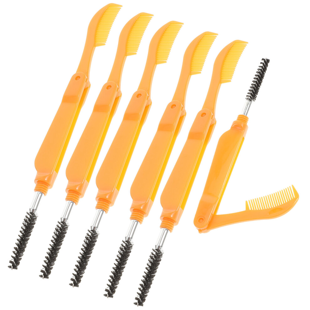 Aboofan Lash Separator Comb Plastic 6Pcs 3.9X0.6in