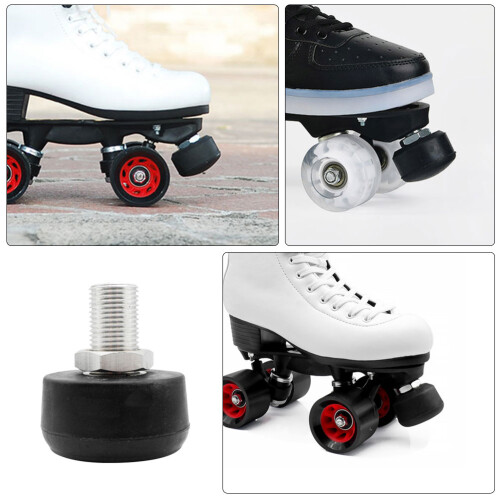 2 Pcs Replacement Skate Accessories Roller Skates Toe Stops Plugs 2