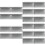 5 Pack Rectangular Tinplate Box Small Cookie Container Storage Can 10