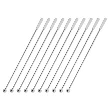 Sparsain 10 Pack Stainless Steel Stir Sticks For Drinks And Coffee