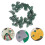 50pcs Scrapbooking Brads Leaf Shape Green Metal 3