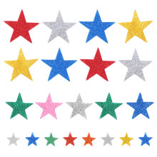 100St Zelfklevende Eva Glitter Stickers Kleurrijk Voor Decoratie