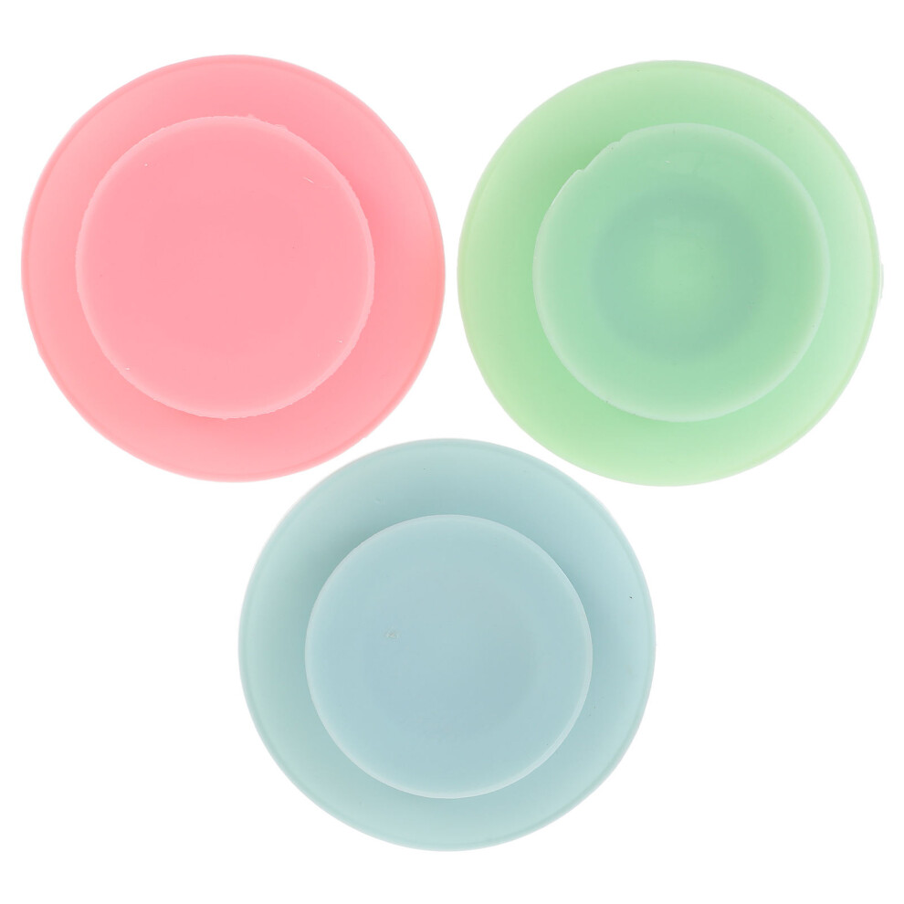 3Pcs Baby Tableware Fixing Sticker For Mealtime Totority