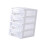 Sundries Holder Plastic Cabinet White 1pack 1