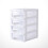 Sundries Holder Plastic Cabinet White 1pack 6