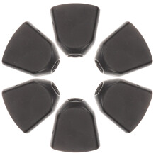 1Set Gitaar Stemknoppen Acryl Zwart Voor Professionele Tuning
