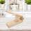 Wood Dumpling Press Tool Khaki Wood 1pcs 7