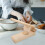 Wood Dumpling Press Tool Khaki Wood 1pcs 11
