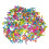100 Pcs Colored Two-Legged Nails Child Scrapbooking Brads Mini Round 1
