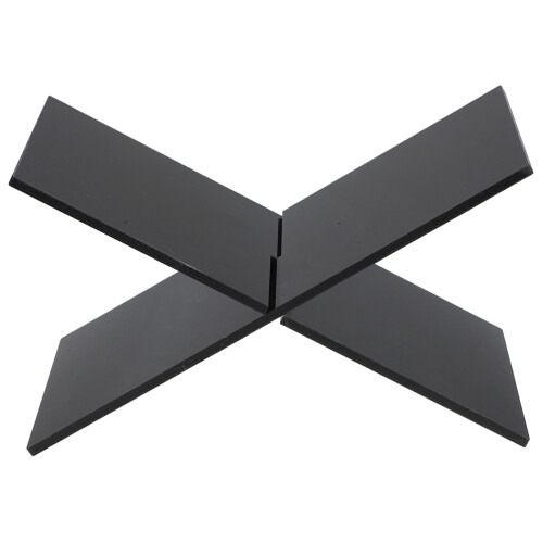 Acrylic Book Holders For Display Black 1 Set 1