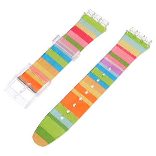 Portable 19mm Waterproof Silicone Watch Strap Replacement