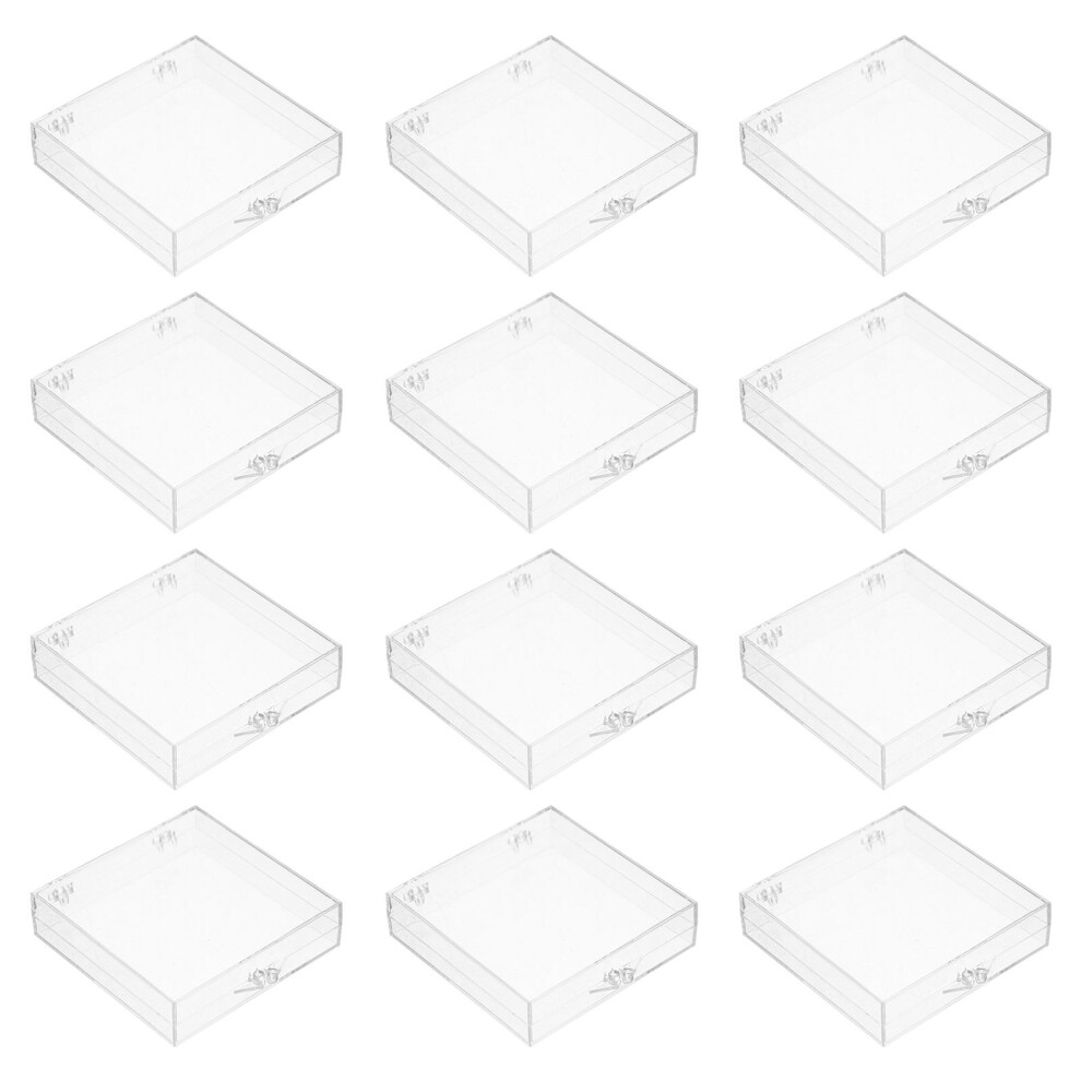Totority 12 Pcs Artificial Nail Display Storage Boxes Design Tips Stand Holder