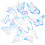 1set Anti Collision Window Cling Decorative Pvc Window Decal 9