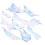 1set Anti Collision Window Cling Decorative Pvc Window Decal 8