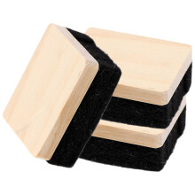 3 Pcs Black Board Eraser Felt Material Erasers