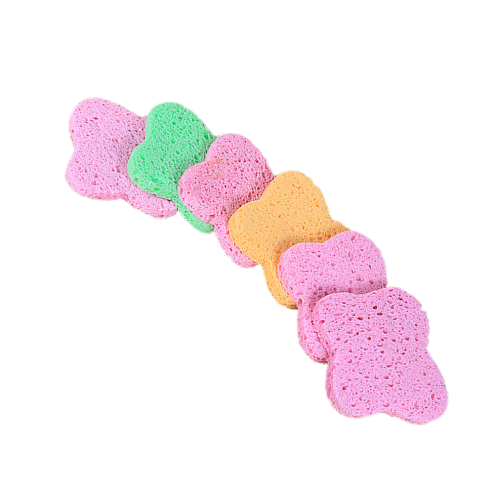 Totority 15 Pcs Wood Pulp Facial Sponge Puff Soft Face Cleansing Puff For Skin