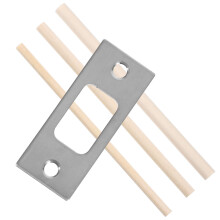 1 Set Door Strike Plate For Securing And Guiding Lock Tongue