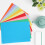 Scrapbook Cardstock Assorted Color Thick Design Paper 100pcs 6