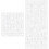 3 Pack Craft Paint Stencils Diy Printing Holder For Table Marker White 8