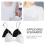 2 Pcs Triangle Cup Bras For Miss Woman Wireless 8
