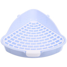 Rabbit Corner Litter Box Triangle Trainer Bunny Toilet Pan