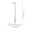10 Pcs Snap Hook Compressor Trampoline Poles Clutch Spring Tool Silver 8