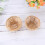 Handmade Hanging Bird Nest Bamboo Wood 3pcs 10