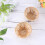 Handmade Hanging Bird Nest Bamboo Wood 3pcs 3