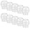10Pcs Empty Plastic Water Globes Portable DIY Snow Globe Props 2