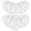 10Pcs Empty Plastic Water Globes Portable DIY Snow Globe Props 6