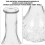 Decorative Decanter Bottles Transparent 1set 10