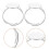 40 Pcs Tray Making Supplies Crafting Finger Bezel 11
