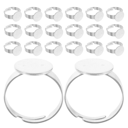 40 Pcs Tray Making Supplies Crafting Finger Bezel