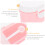 Milk Powder Travel Container Pink Pp 1pcs 9