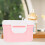 Milk Powder Travel Container Pink Pp 1pcs 4