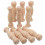 10 Pcs Decorative Baluster Carved Post Crafting Large Khaki 11