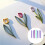 7 Pcs Rolling Pin For Clay Quilling Slotted Tool Paper Craft Tools 7