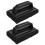 2 Pcs Bbq Cleaning Brush Scouring Pad With Handle Flat Grill Scrubber 4
