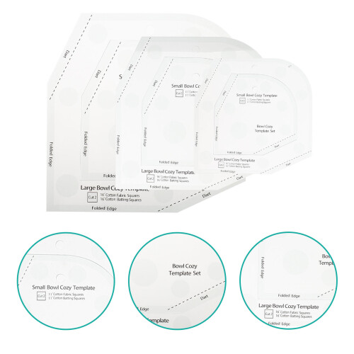 Quilt Cutting Ruler Acrylic 3pcs 8 Inch 1