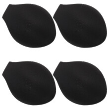 4Pcs Men Underwear Cups Black Polyester Sponge Pad Bulge Enhancer