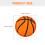 20Pièces Patchs À Orange En Polyester Pour Vêtements Basketball 8