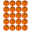20Pièces Patchs À Orange En Polyester Pour Vêtements Basketball 1