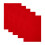 Red Flocking Self Adhesive Jewelry Box Liner 5 Sheets 6