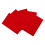 Red Flocking Self Adhesive Jewelry Box Liner 5 Sheets 7